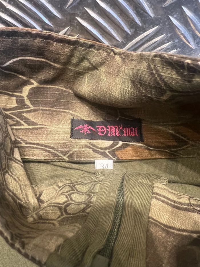 Chemise t-shirt manches longues dmoniac camo kryptek highlander neuf Taille 34 - photo numéro 2