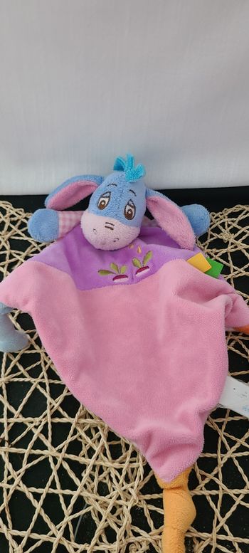 DISNEY DOUDOU ANE BOURRIQUET PLAT VIOLET ROSE JARDINIER