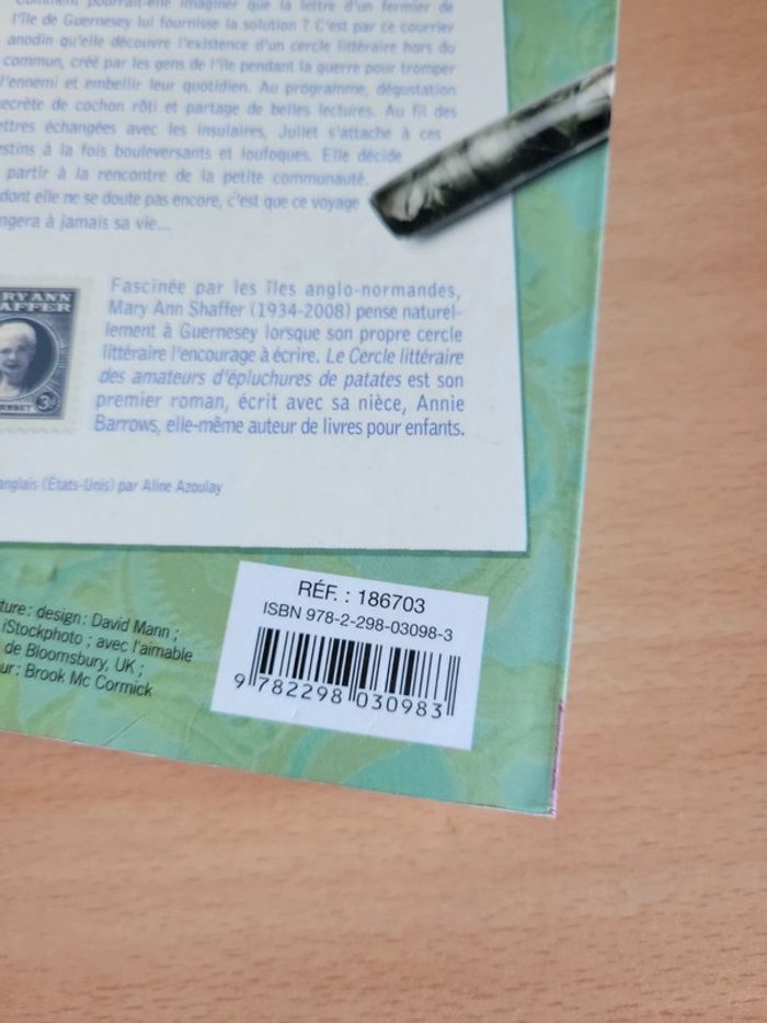 Livre roman "Le cercle littéraire des amateurs d'épluchures de patates" - photo numéro 5