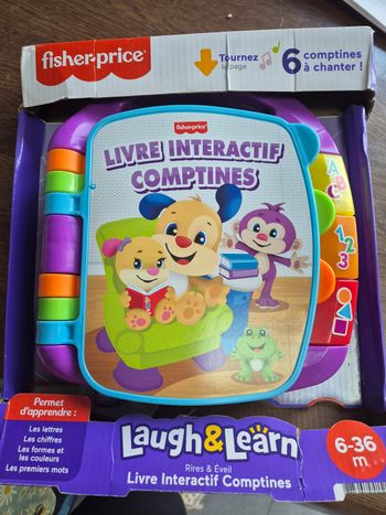 Vtech Livre interactif comptines neuf 