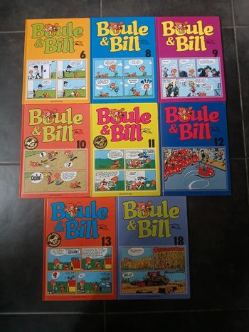 Lot de 8 bd boule et bill