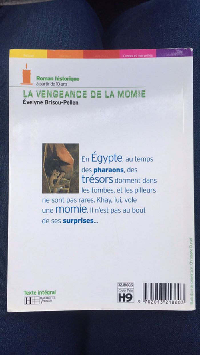 Livre La vengeance de la Momie Evelyne Brisou-Pellen - photo numéro 2