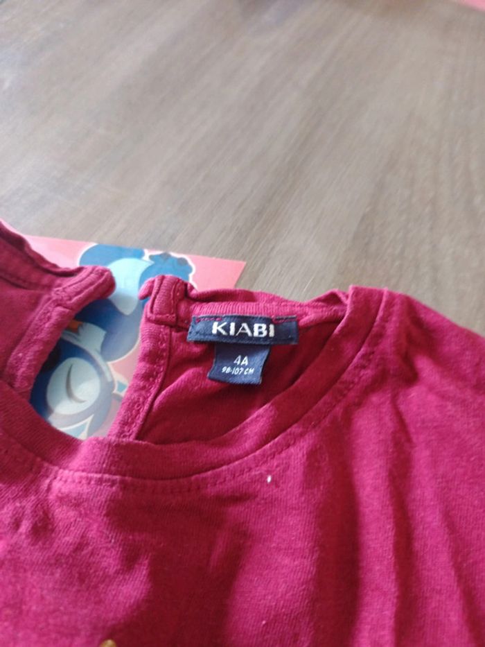 Tee-shirt manche longue Kiabi 4 ans - photo numéro 2
