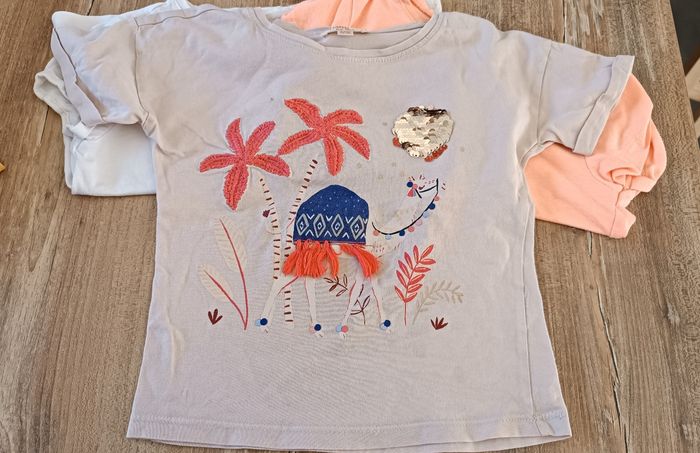 Lot de tee-shirts bébé fille - photo numéro 4