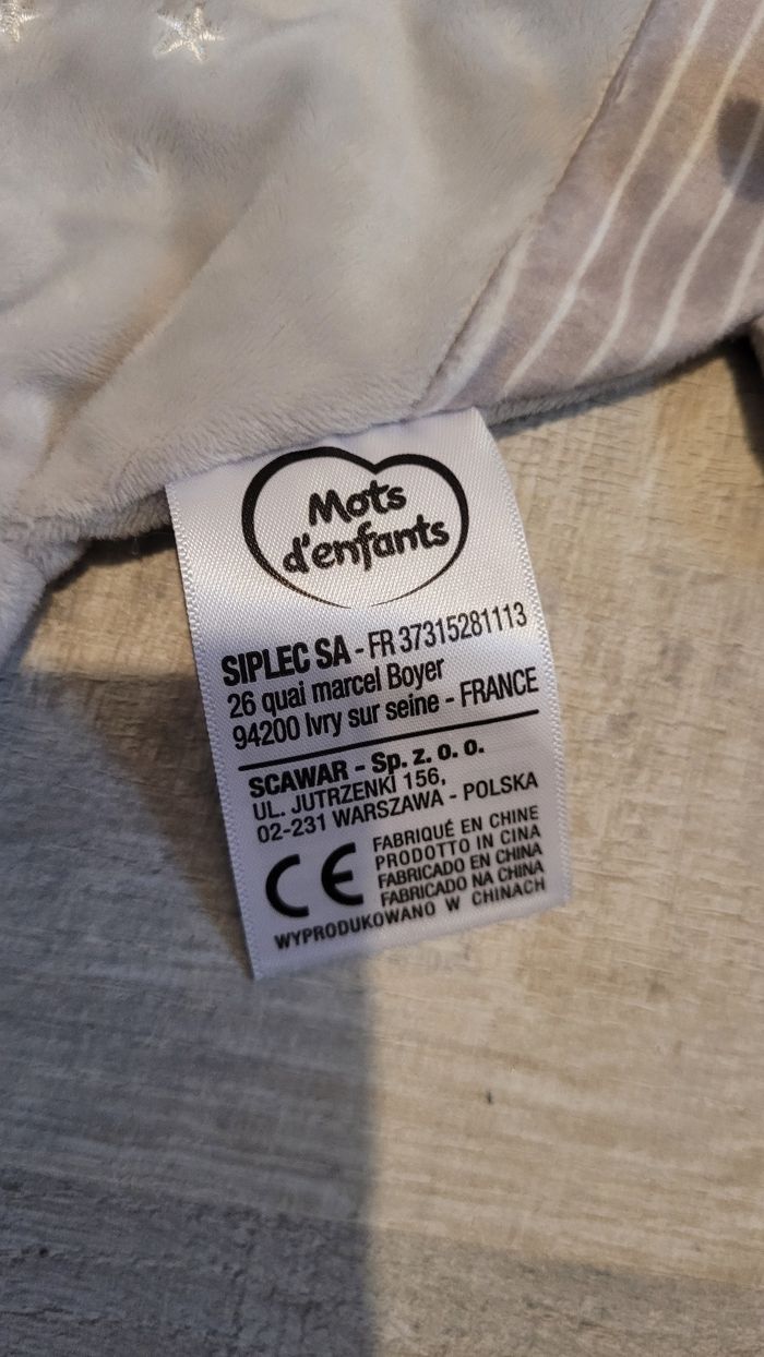 Doudou mots d enfants - photo numéro 2