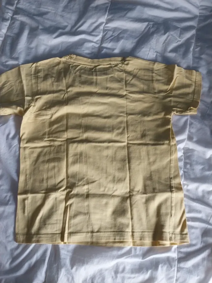 Tee shirt jaune soleil T10A - photo numéro 7