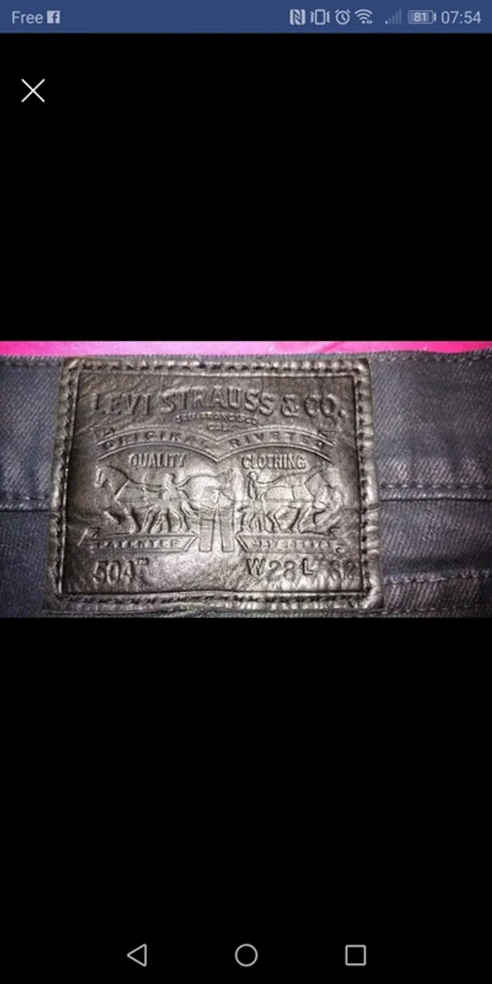Jeans homme neuf Levis - photo numéro 2