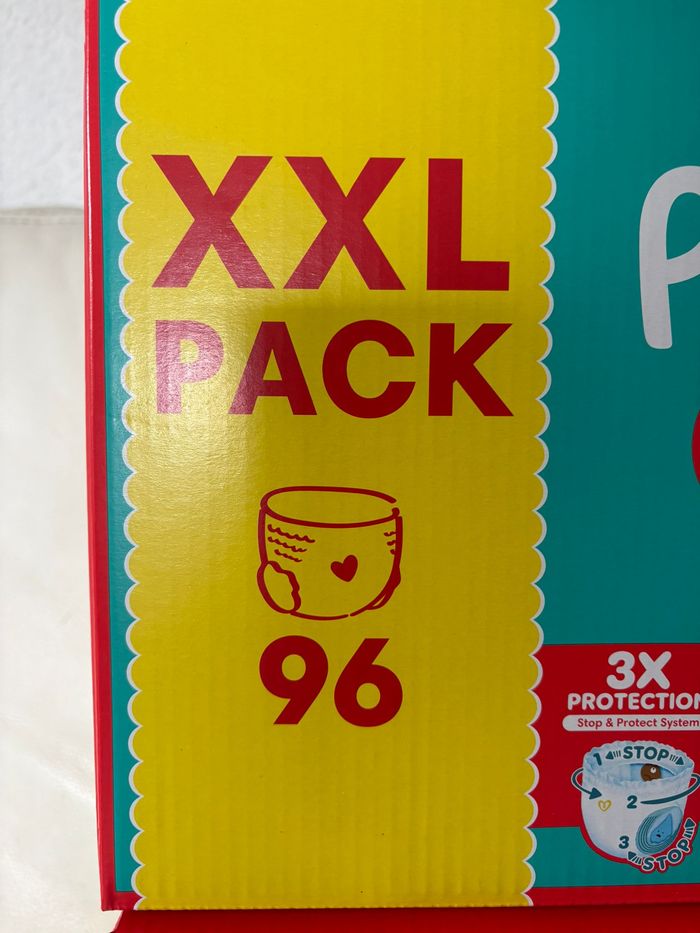 Lot de 2 Packs XXL 96 Couches-culottes (soit 192) Pampers Baby Dry pants Taille 5 (11-17 kg) - photo numéro 4