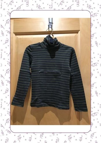 T-shirt col roulé kaki gemo