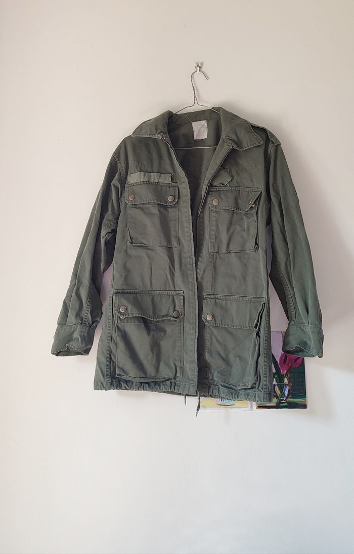 Veste kaki y2k style militaire taille S