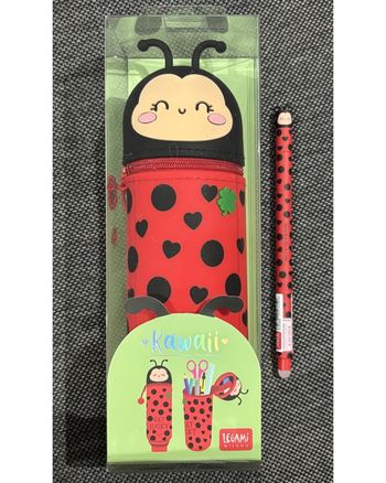 Lot Legami trousse et stylo Ladybug