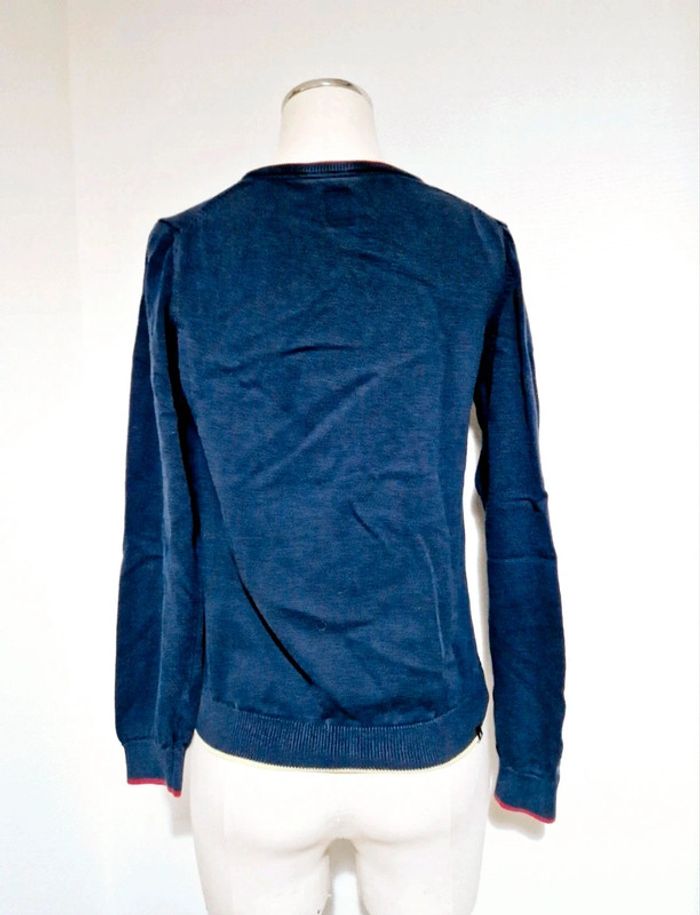 Pull bleu marine col v - 164 - gaastra - photo numéro 8