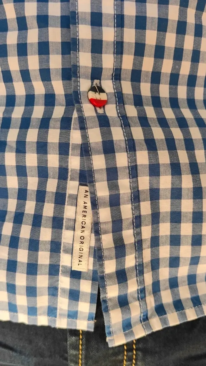 Chemise à carreaux manche longue Tommy Hilfiger - photo numéro 6