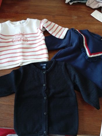 Lot de 3 pull taille 3 mois