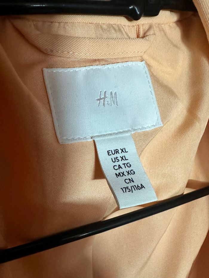 H&M - Blazer/Veste de tailleur orange - photo numéro 4
