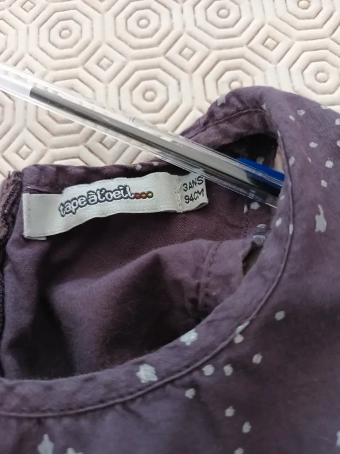 Robe Tape à l œil 3 ans grise - photo numéro 4