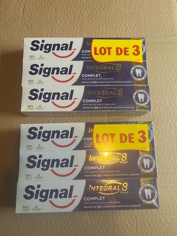 Dentifrice signal