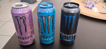 Lot canettes Monster energy Pleine 