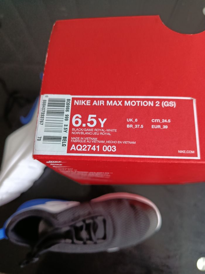 Nike Air Max Motion 2 GS Authentique - photo numéro 10