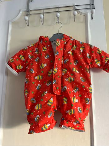 Combinaison bébé orange