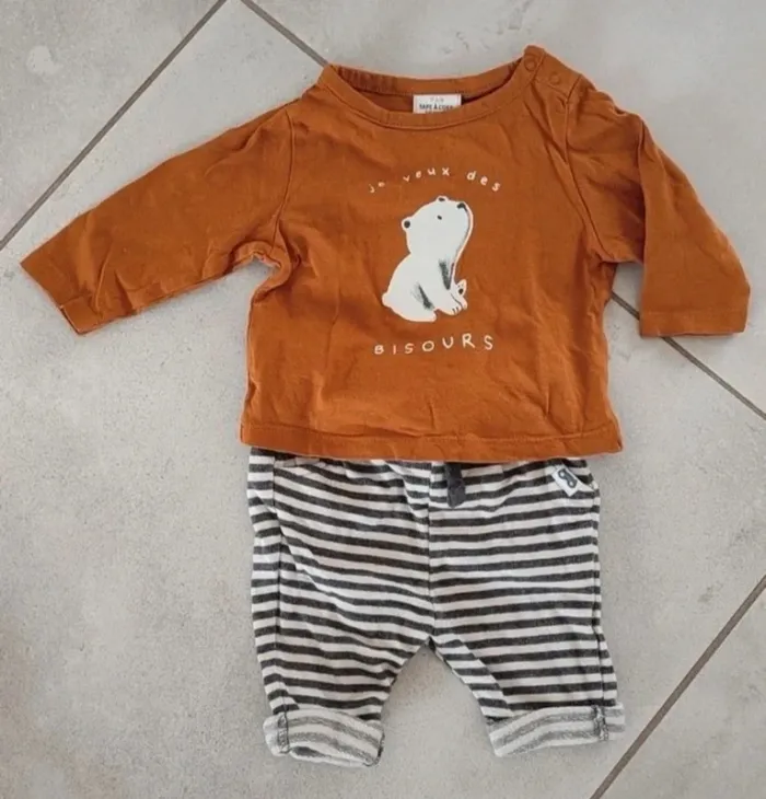 Gros lot de vêtements automne fille - taille 3 mois - 20 pièces - photo numéro 5