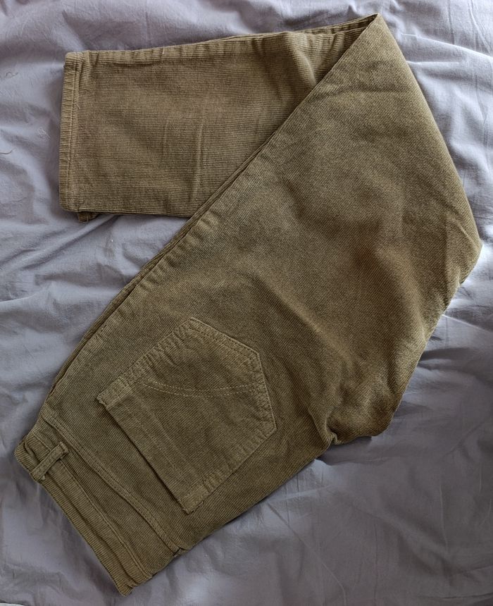 Pantalon velours femme