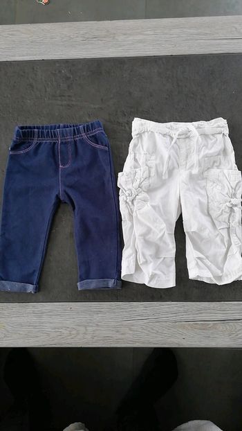 Lot de 2 pantalons