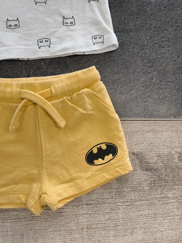 Ensemble été 2 pièces garçon 3 mois Batman - photo numéro 5