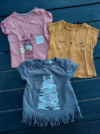 Lot 5 tee-shirts 6mois