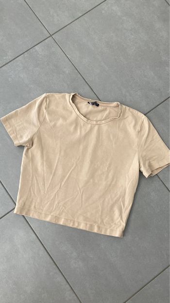 Zara tee shirt top taille L vêtement femme fille