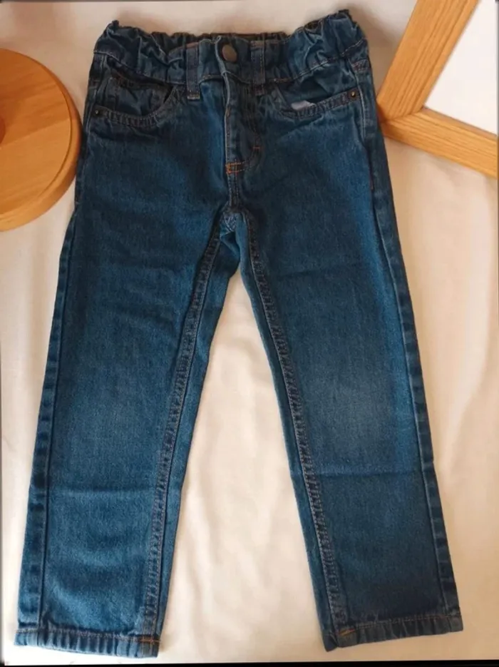 Jean bleu NPO garçon 3 ans