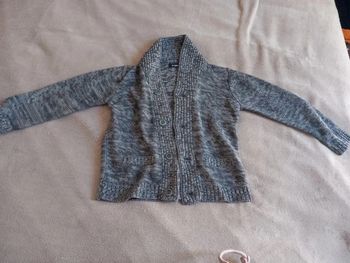 Gilet Gris Chiné Taille 2 ans