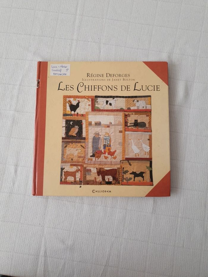 Les chiffons de Lucie - Livre histoire + tissu Patchwork Loisir créatif