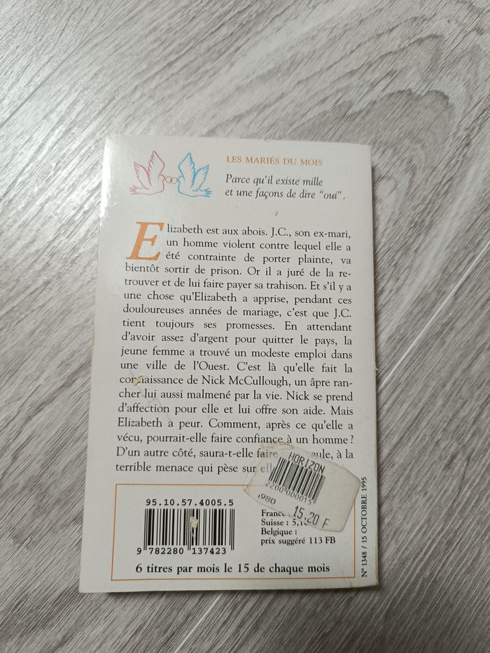 Livre Harlequin Horizon - photo numéro 2