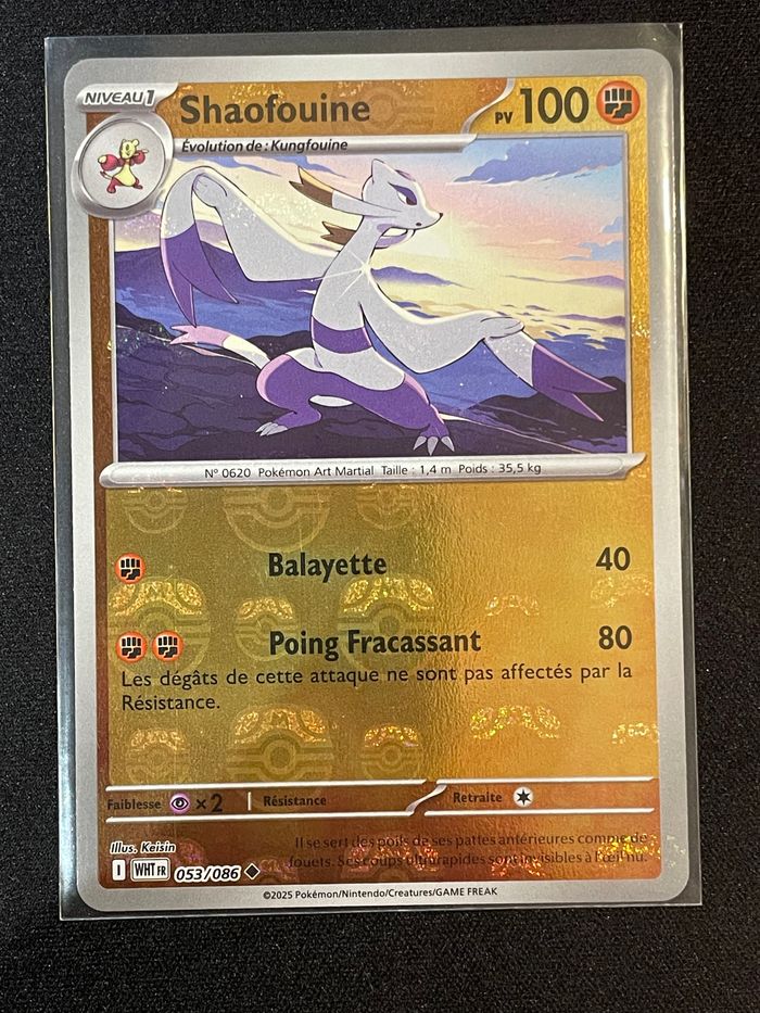 Shaofouine Masterball - WHT 53/86 - FR - Flammes Blanches