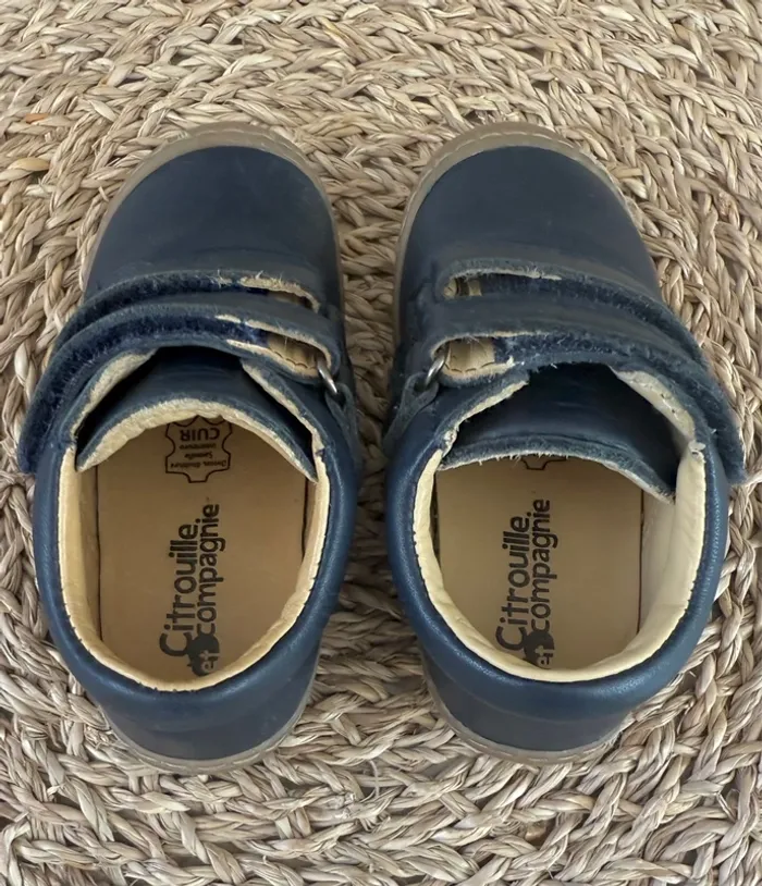 Chaussures cuir premiers pas Citrouille et Compagnie - photo numéro 3