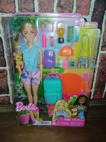 Poupée Barbie camping