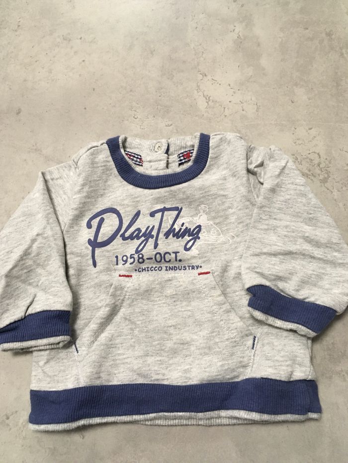 Pull sweat bebe 3 mois Chicco - photo numéro 2