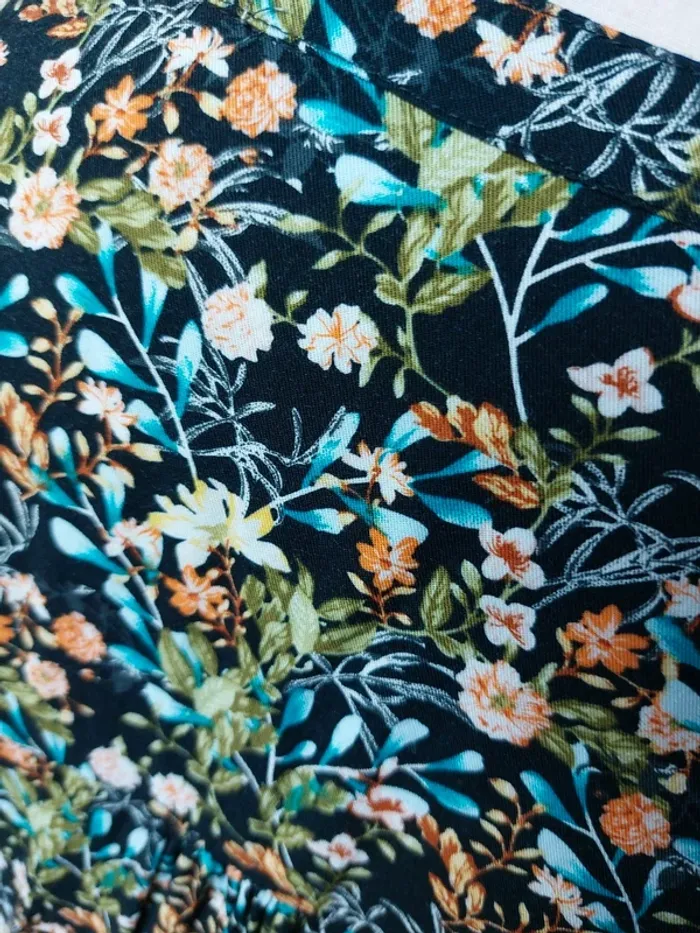 Robe tunique droite fleurie - photo numéro 7