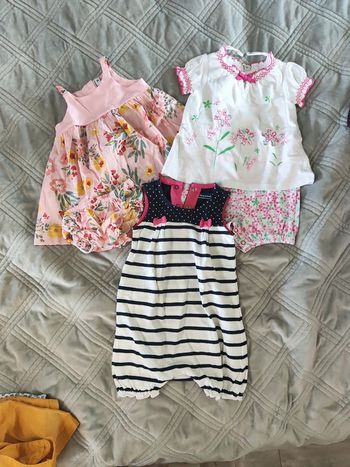 Lot 3 mois robe + combi short
