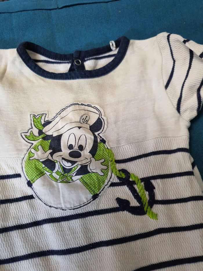 Pyjama 1 pièce 9 mois été  Mickey - photo numéro 2