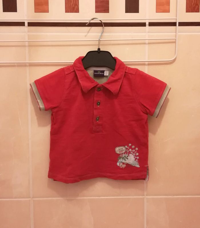 Ensemble salopette T12 mois - V92B - photo numéro 3