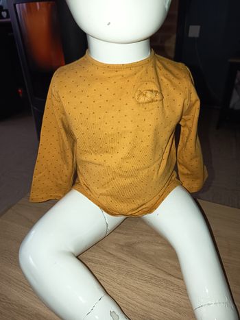 Haut manches longues moutarde