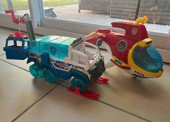 Lot véhicule pat patrouille des neiges et sous marins