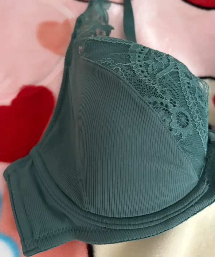 Soutien gorge bleu/vert - photo numéro 2