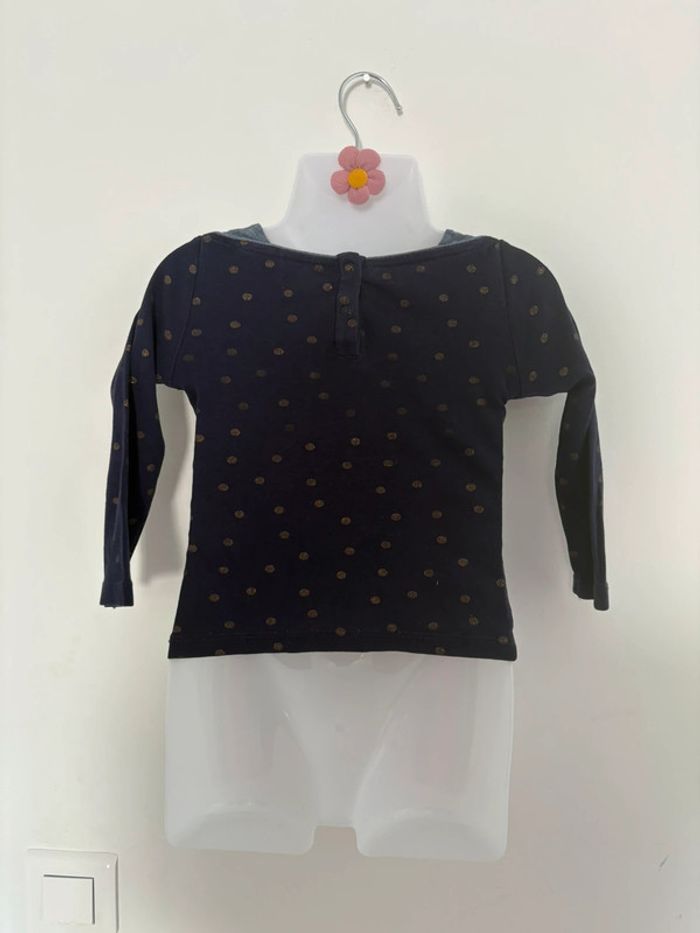 T-shirt manches longues Okaïdi - Taille 23 mois (86 cm) - photo numéro 2