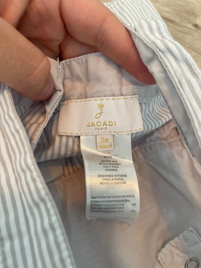 Salopette jacadi garçon 3 mois tenue ensemble bébé - photo numéro 4