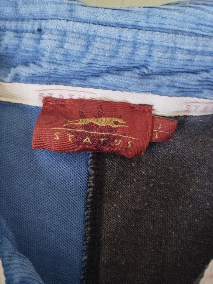 Polo homme manches longues status taille L - photo numéro 5