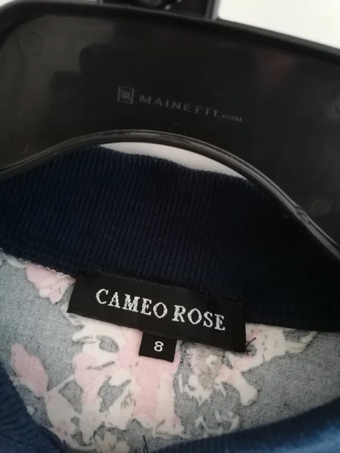 Veste fleurie, effet bomber - Taille S - photo numéro 2