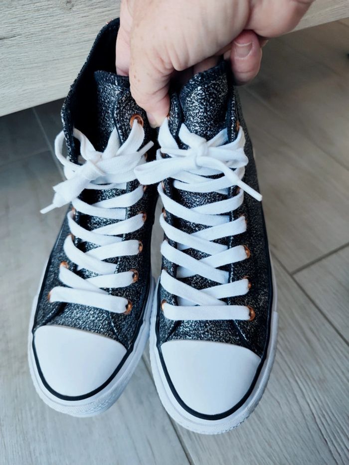 Converse plateforme glitter - photo numéro 7